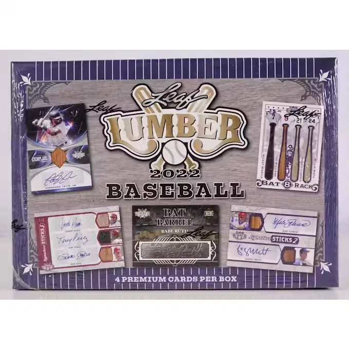 2022 Leaf Lumber Baseball Hobby Box (Ships Sealed Only)