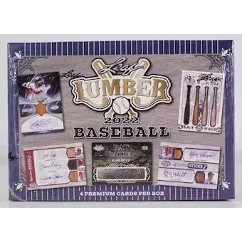 2022 Leaf Lumber Baseball Hobby Box (Ships Sealed Only)
