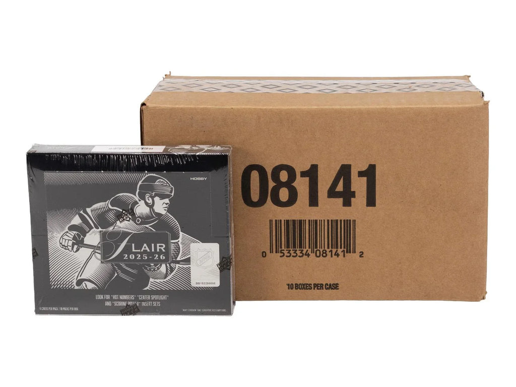 2025 26 Upper Deck Flair Hockey Hobby 10 Box Case (Ships Sealed Only)