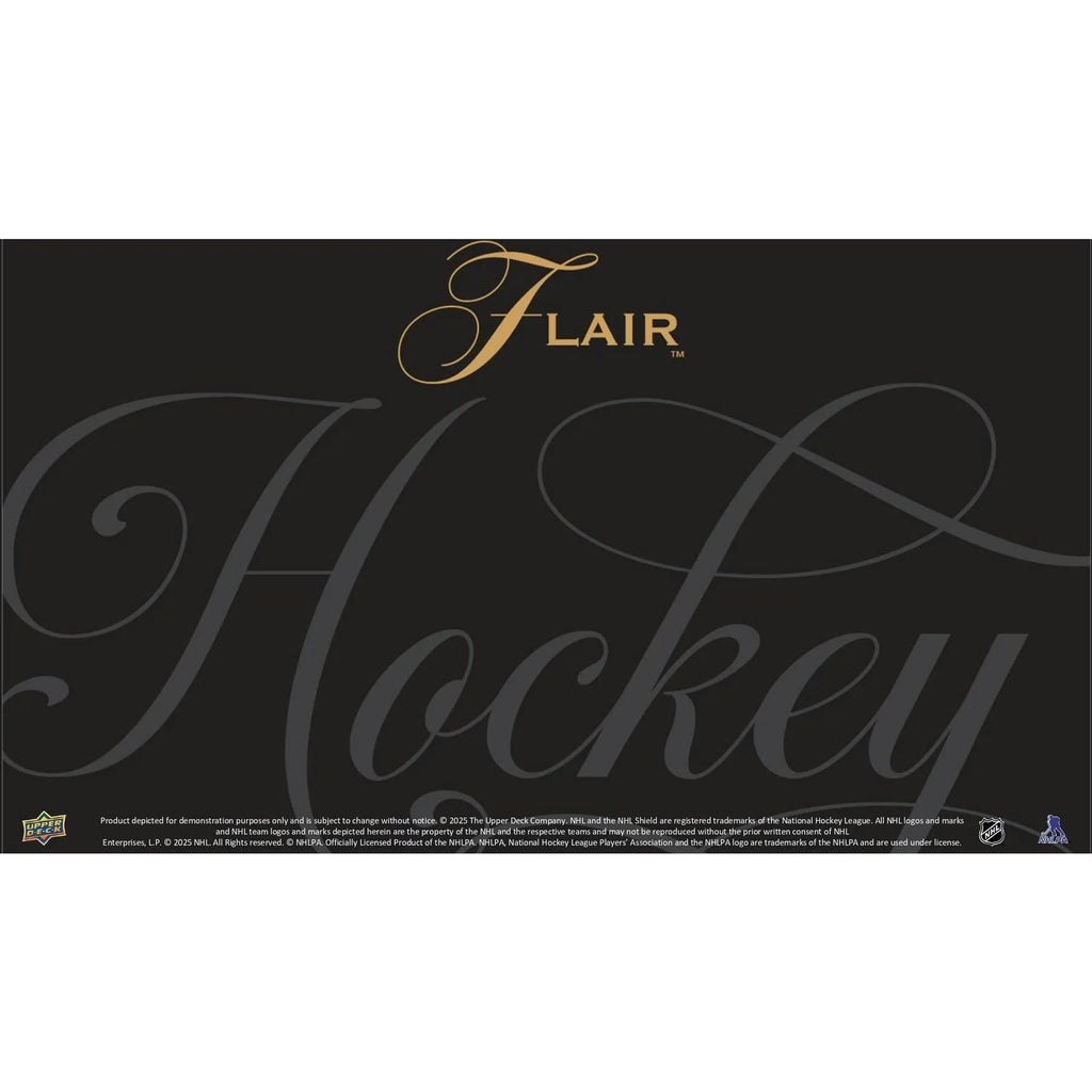 2025 26 Upper Deck Flair Hockey Hobby 10 Box Case (Ships Sealed Only)