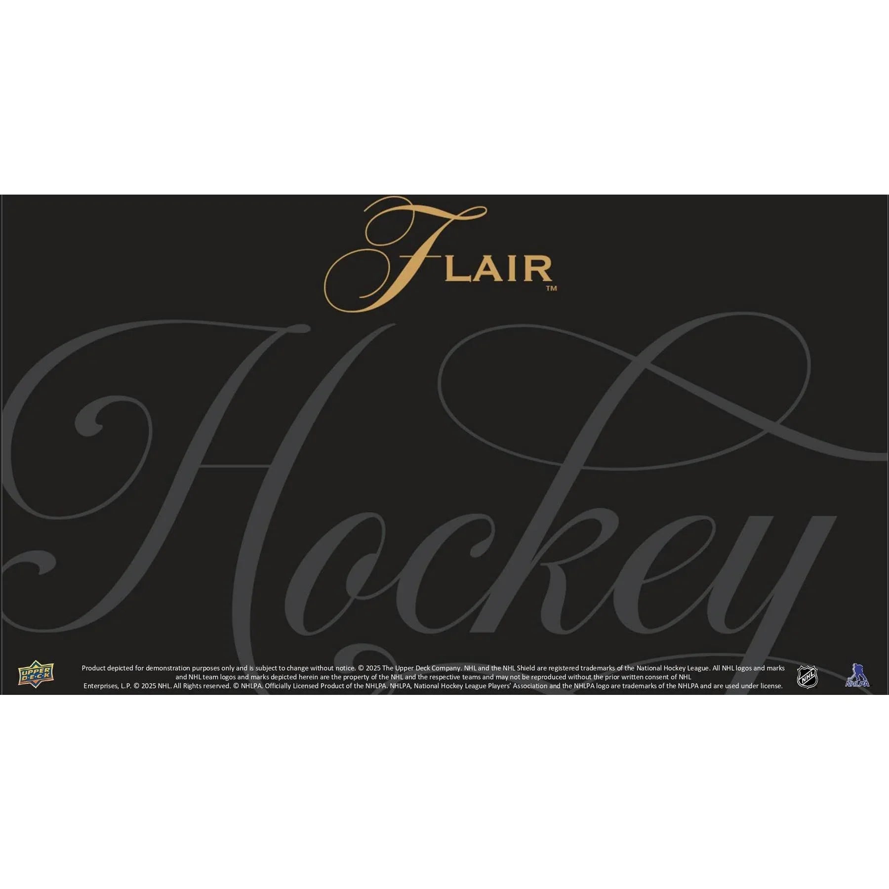 2025 26 Upper Deck Flair Hockey Hobby 10 Box Case (Ships Sealed Only)