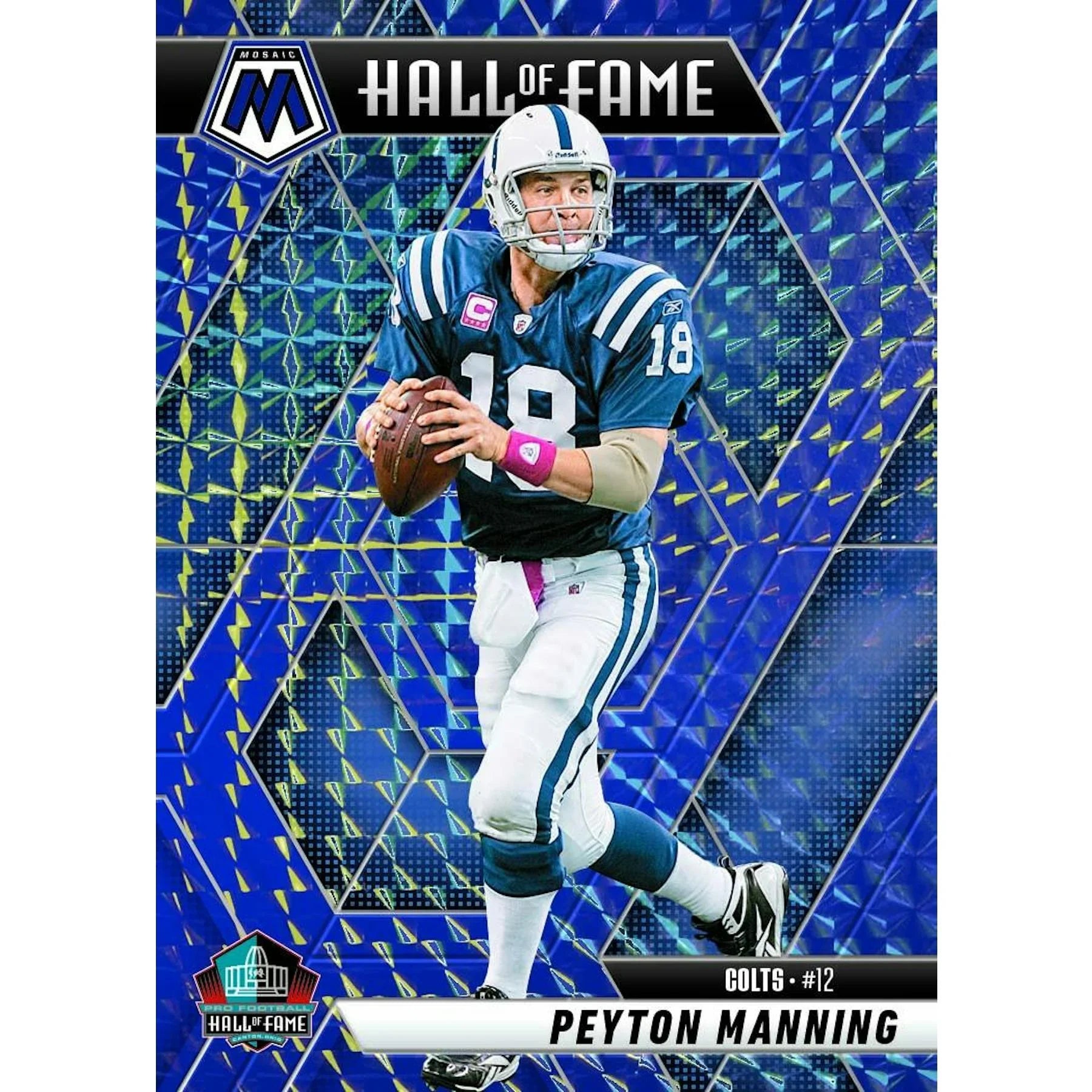 2025 Panini Mosaic Football Blaster Box Mosaic Orange Parallels Green Box (Ships Sealed Only)