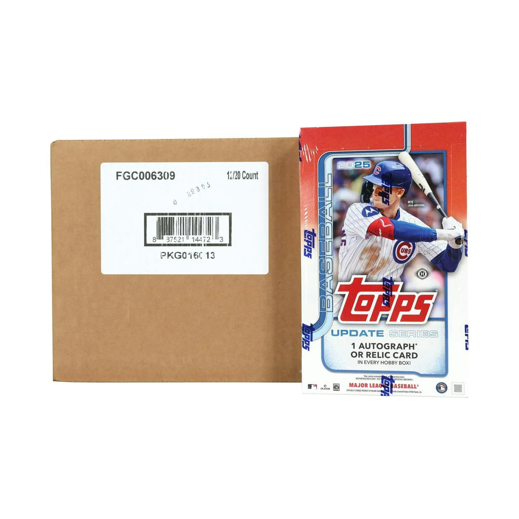 2025 Topps Update Series Baseball Hobby 12 Box Case (Ships Sealed Only) - D2