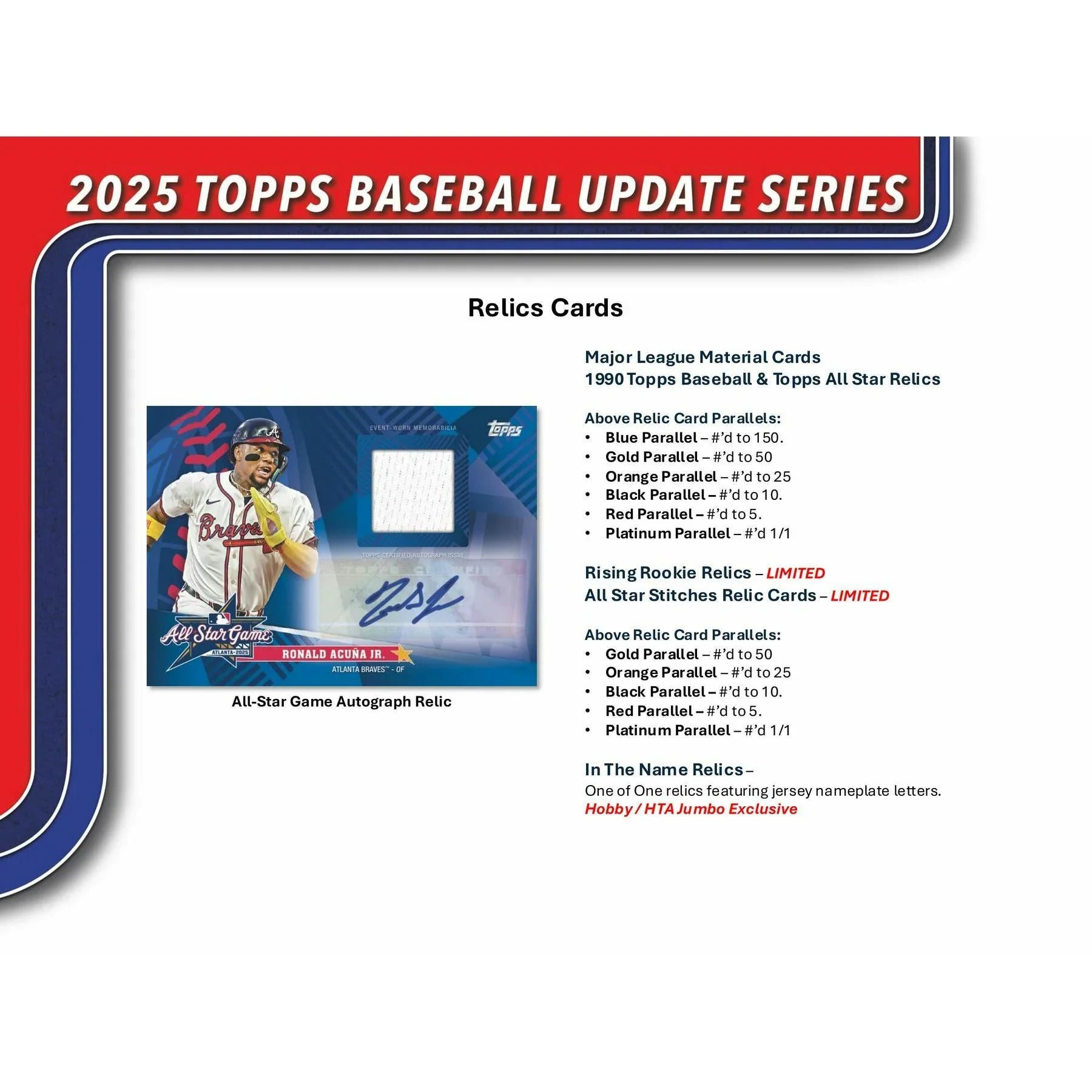 2025 Topps Update Series Baseball Hobby 12 Box Case (Ships Sealed Only) - D2