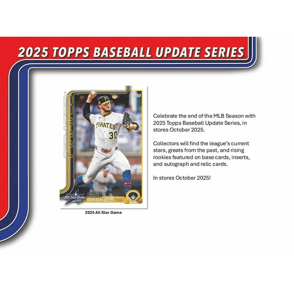 2025 Topps Update Series Baseball Hanger 64 Box Case (Ships Sealed Only) - D1