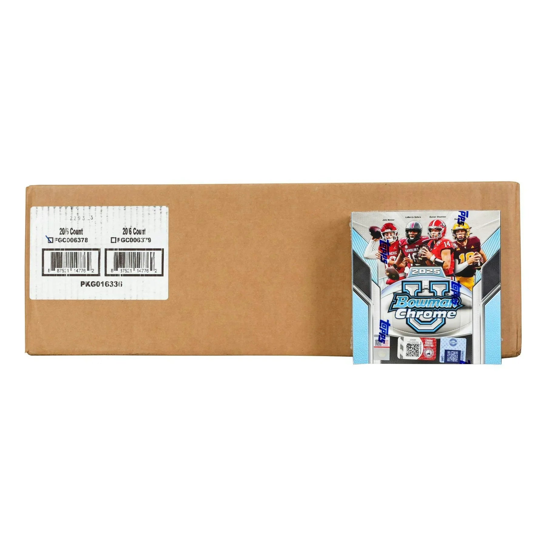 2025 Bowman University Chrome Football Mega 20 Box Case (Ships Sealed Only) - D2
