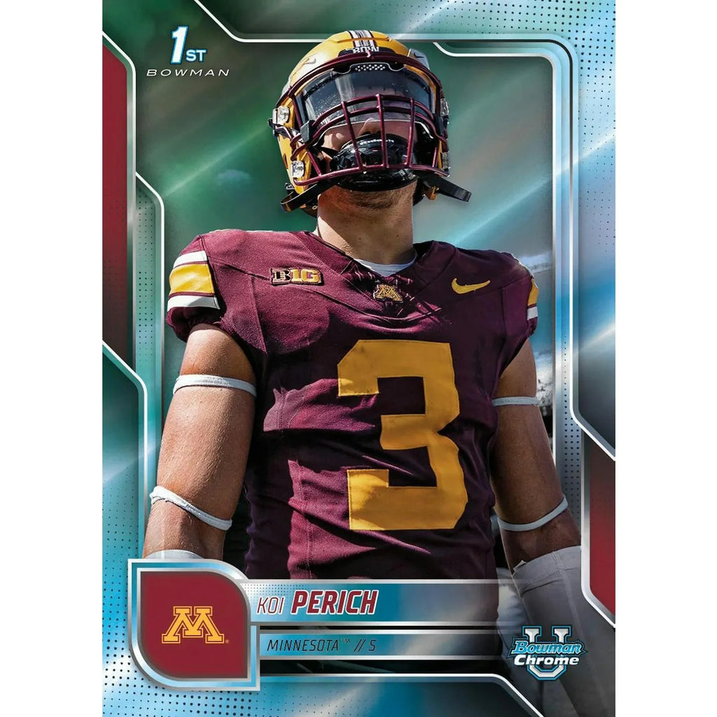 2025 Bowman University Chrome Football Blaster Box (Ships Sealed Only)