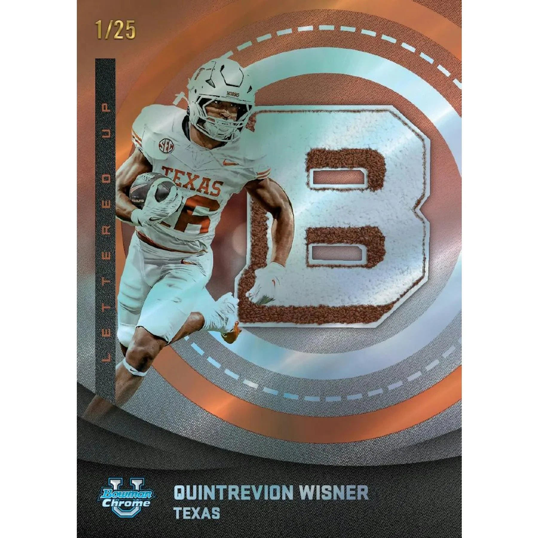 2025 Bowman University Chrome Football Blaster Box (Ships Sealed Only)