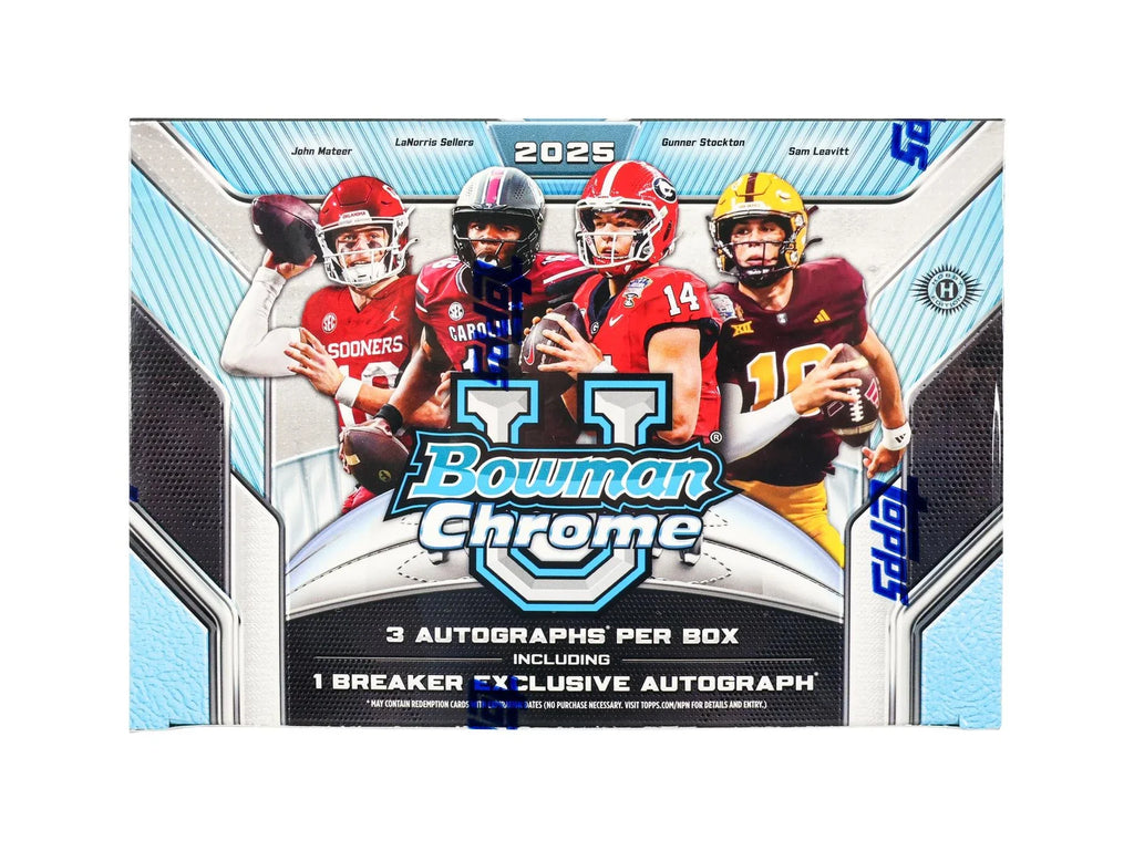 2025 Bowman University Chrome Football Delight Box (Ships Sealed Only)