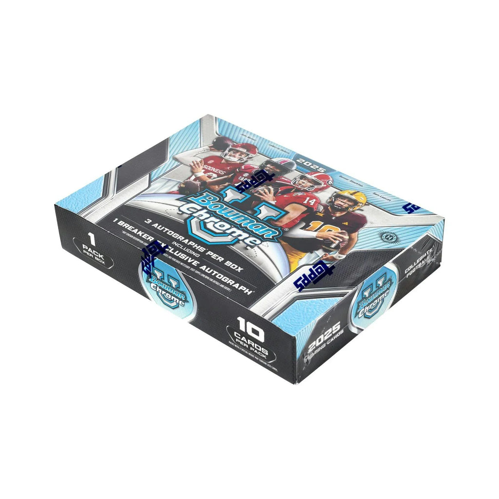2025 Bowman University Chrome Football Delight Box (Ships Sealed Only)