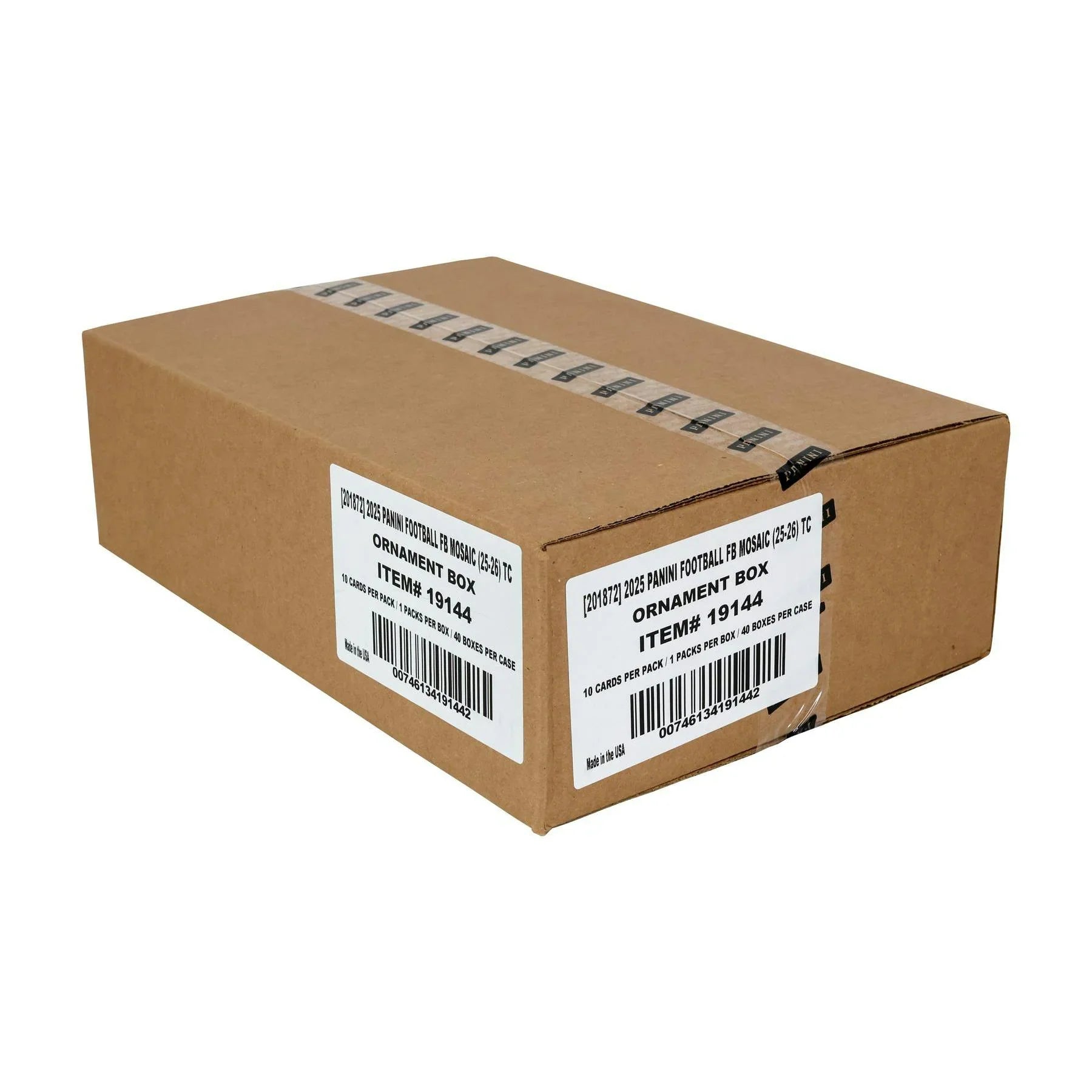 2025 Panini Mosaic Football Ornament 40 Box Case (Ships Sealed Only) - D2
