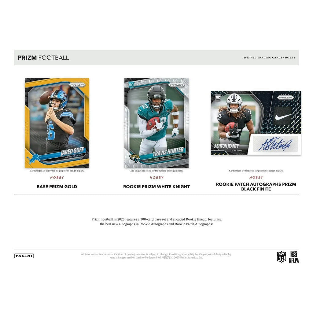 2025 Panini Prizm Football Hobby Box (Ships Sealed Only) - D