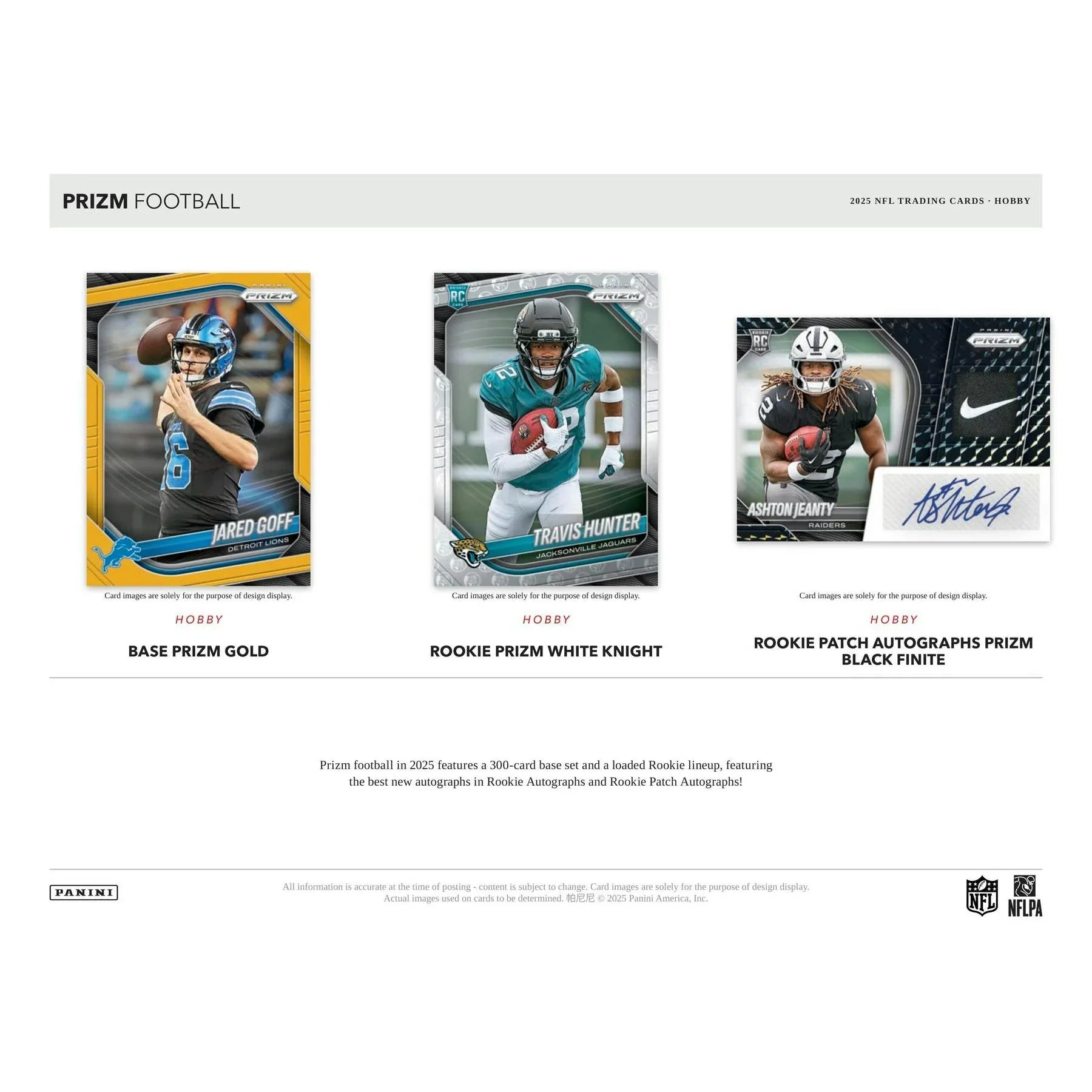 2025 Panini Prizm Football Hobby Box (Ships Sealed Only) - D