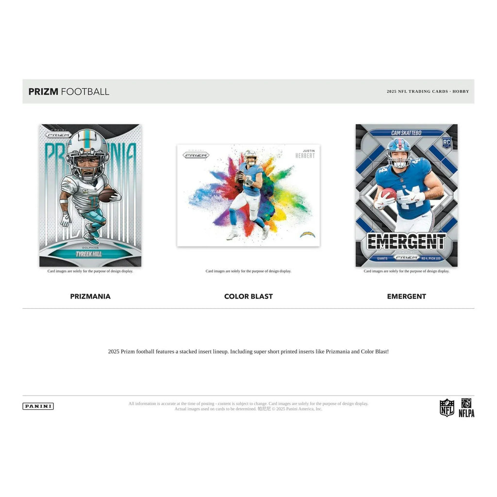 2025 Panini Prizm Football Hobby Box (Ships Sealed Only) - D