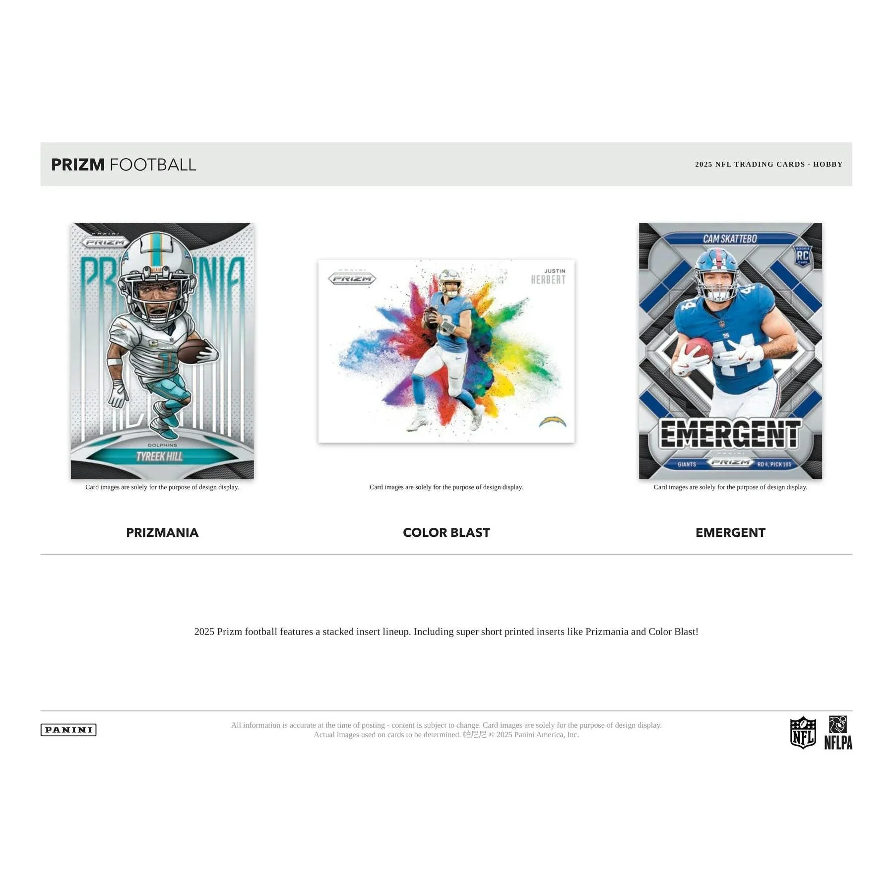 2025 Panini Prizm Football Hobby Box (Ships Sealed Only) - D