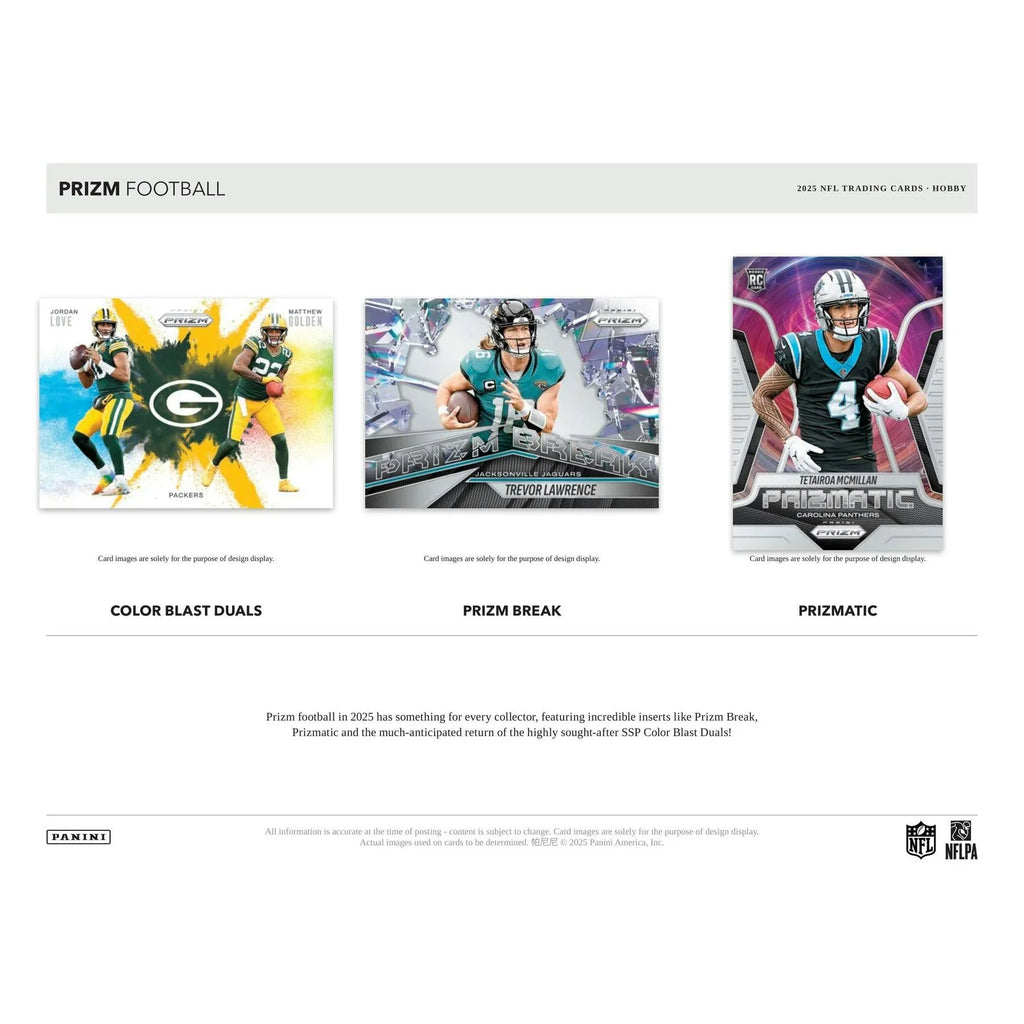 2025 Panini Prizm Football Hobby Box (Ships Sealed Only) - D