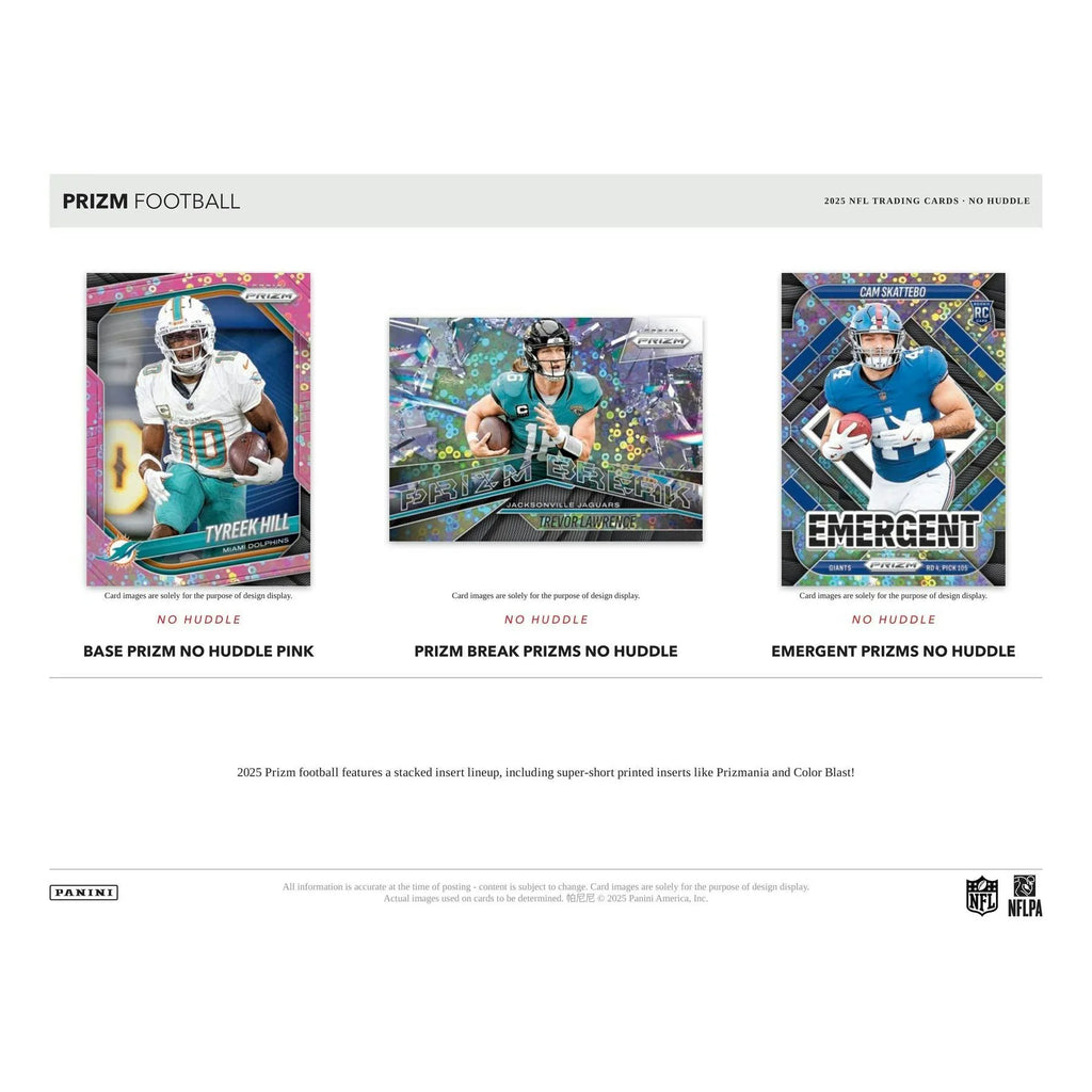 2025 Panini Prizm Football No Huddle 20 Box Case (Ships Sealed Only)
