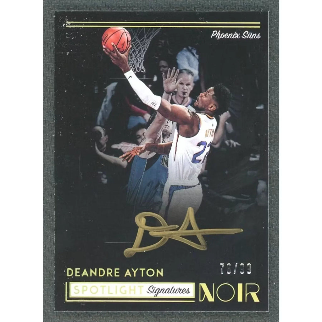 DeAndre Ayton 2018-19 Panini Noir Spotlight Signatures Rookie Auto |/99