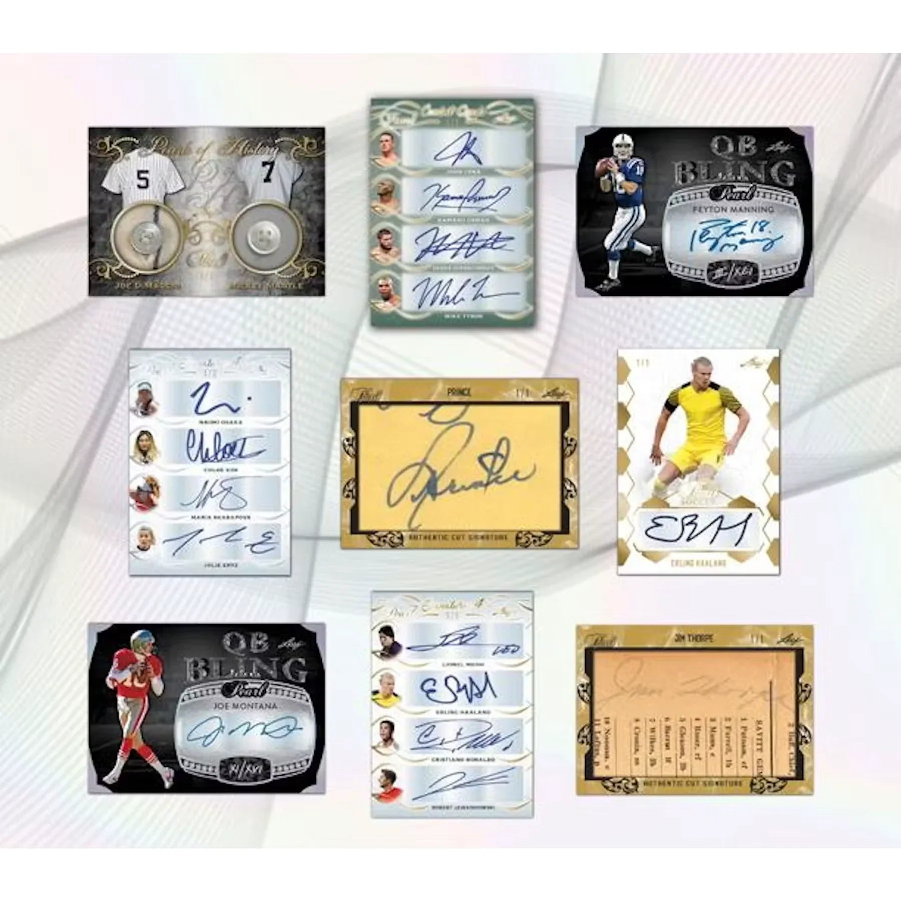 2021-22 Leaf Pearl Multi-Sport Hobby 2-Box Case | Autographs & Relics (Ships Sealed Only)