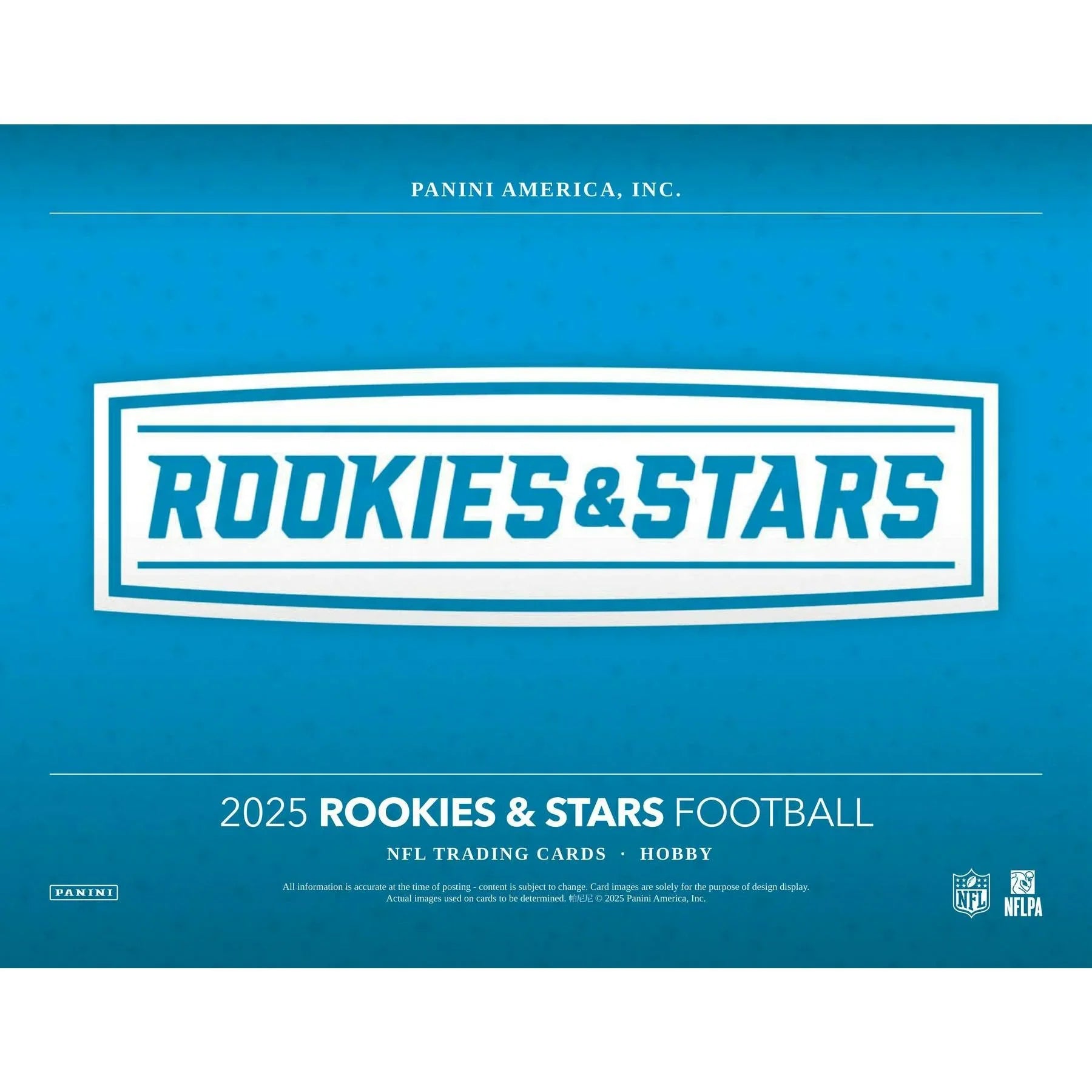 2025 Panini Rookies & Stars Football Hobby Box (Ships Sealed Only) - D