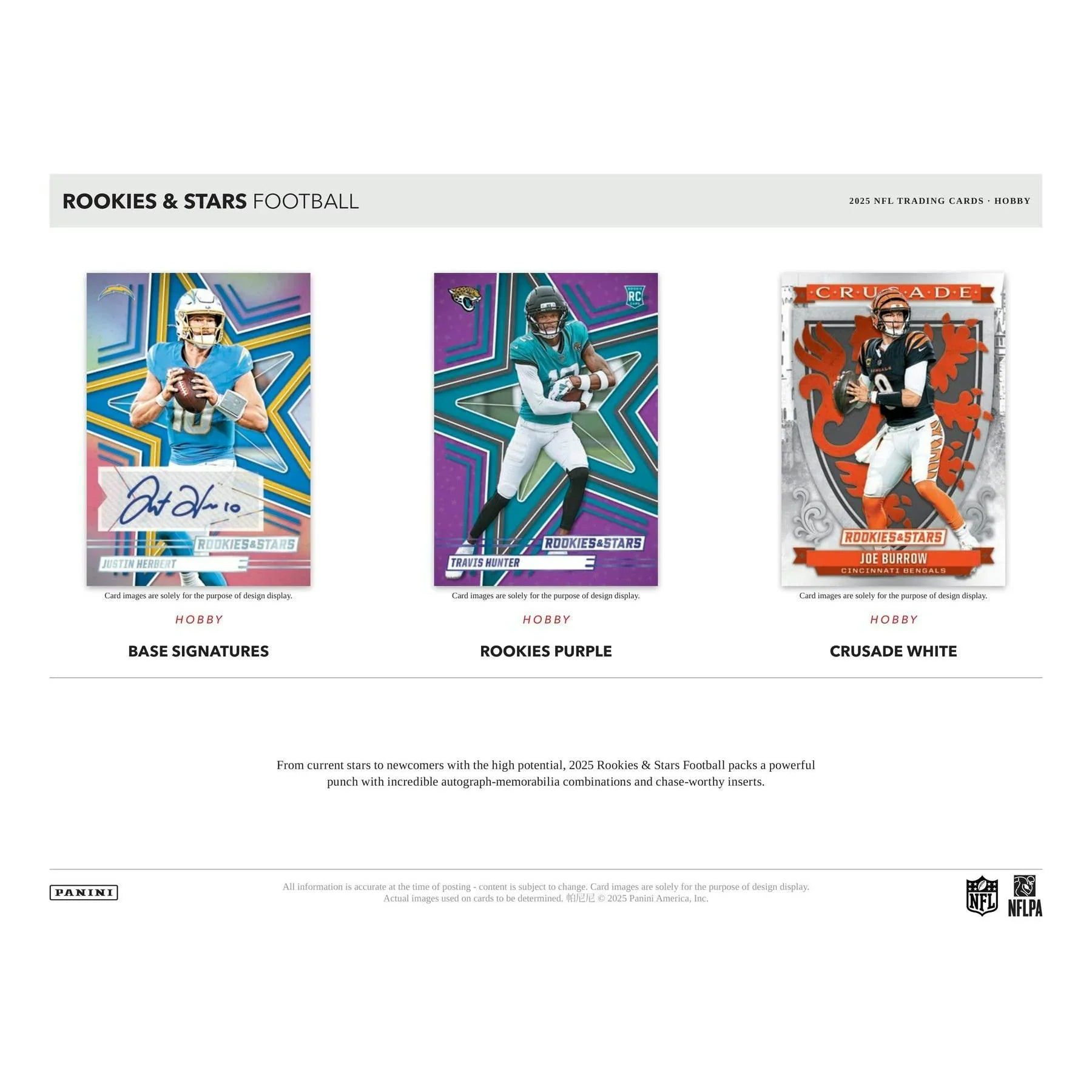 2025 Panini Rookies Stars Football Hobby 14 Box Case (Ships Sealed Only) - D