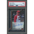 Larry David Signed 2025 Topps Baseball Card | Black Foil Auto #03/10 PSA 9