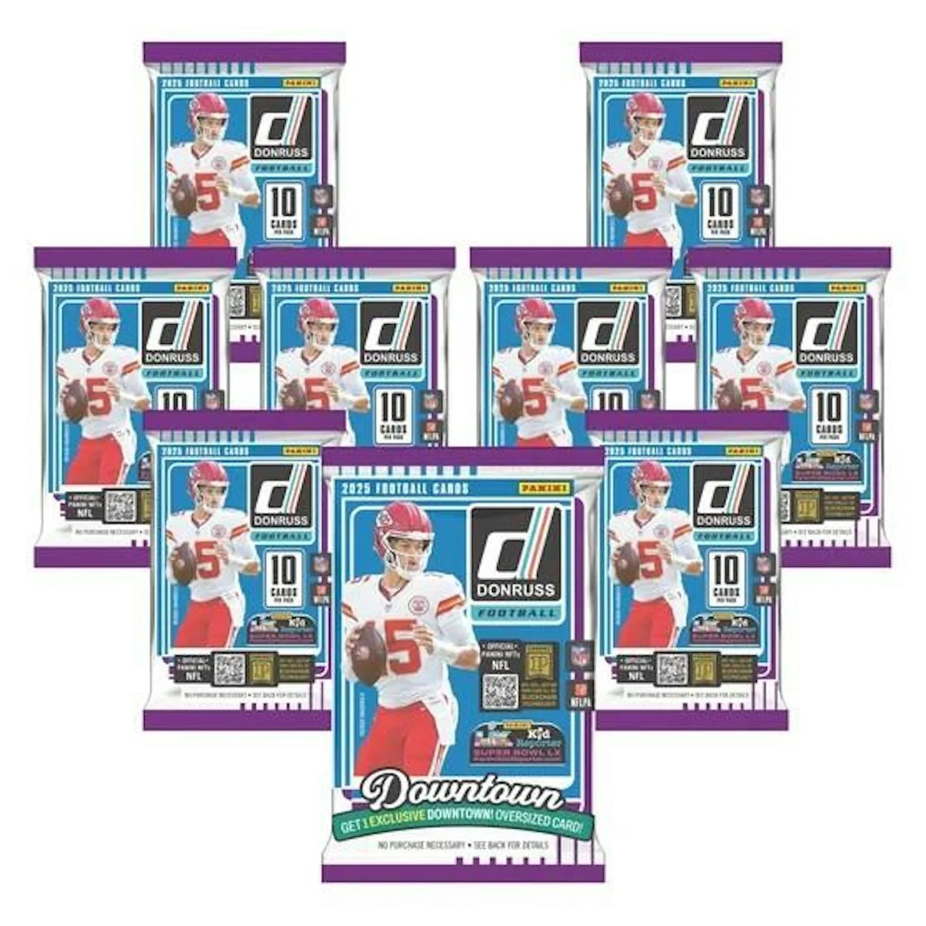 2025 Panini Donruss Football Bundle Box Oversized Downtown Card (Ships Sealed Only)