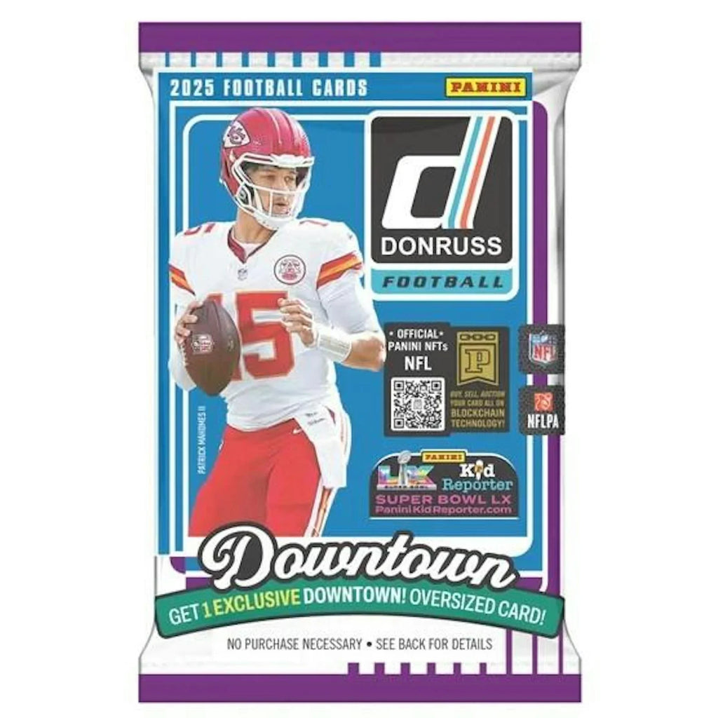 2025 Panini Donruss Football Bundle Box Oversized Downtown Card (Ships Sealed Only)