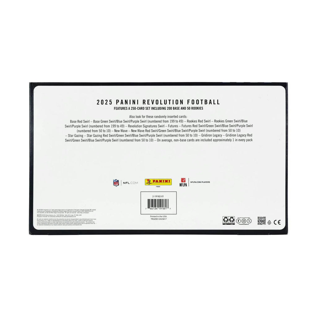 2025 Panini Revolution Football Bundle Box (Ships Sealed Only)