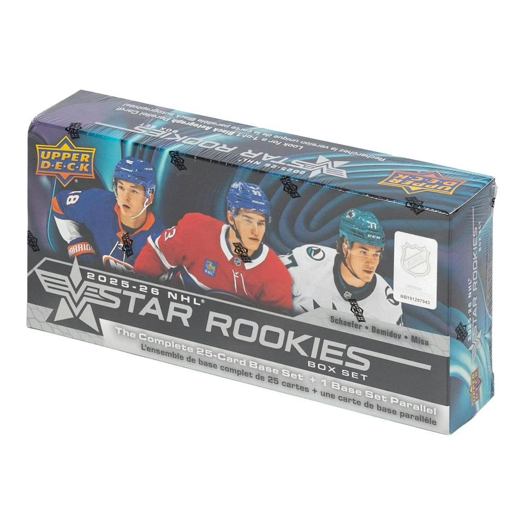 2025 26 Upper Deck NHL Star Rookies Box 20 Set Case (Ships Sealed Only) - D1