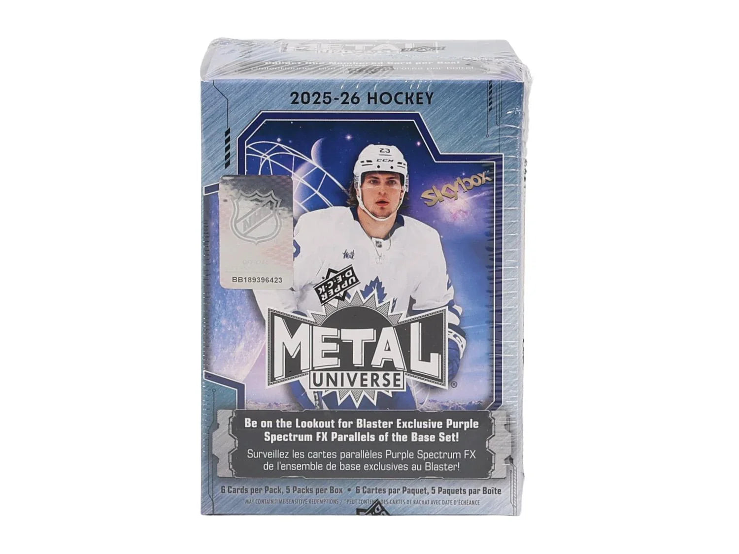 2025 26 Upper Deck Skybox Metal Universe Hockey Blaster Box (Ships Sealed Only)