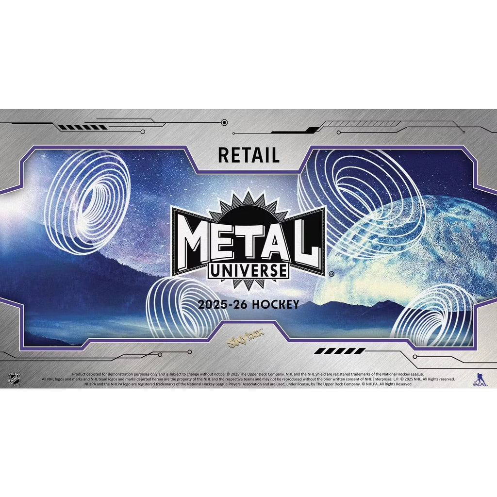 2025 26 Upper Deck Skybox Metal Universe Hockey Blaster Box (Ships Sealed Only)