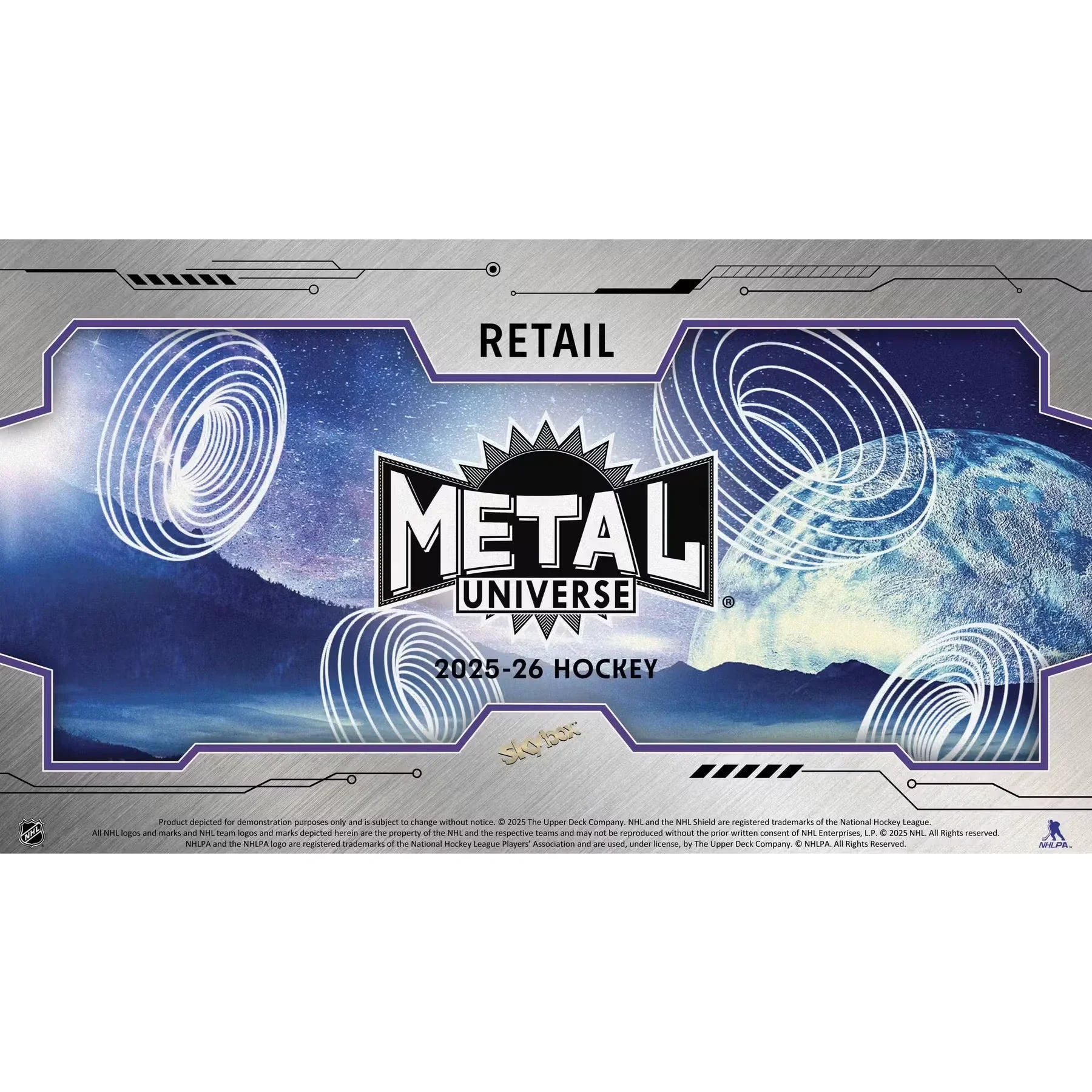 2025 26 Upper Deck Skybox Metal Universe Hockey Blaster Box (Ships Sealed Only)