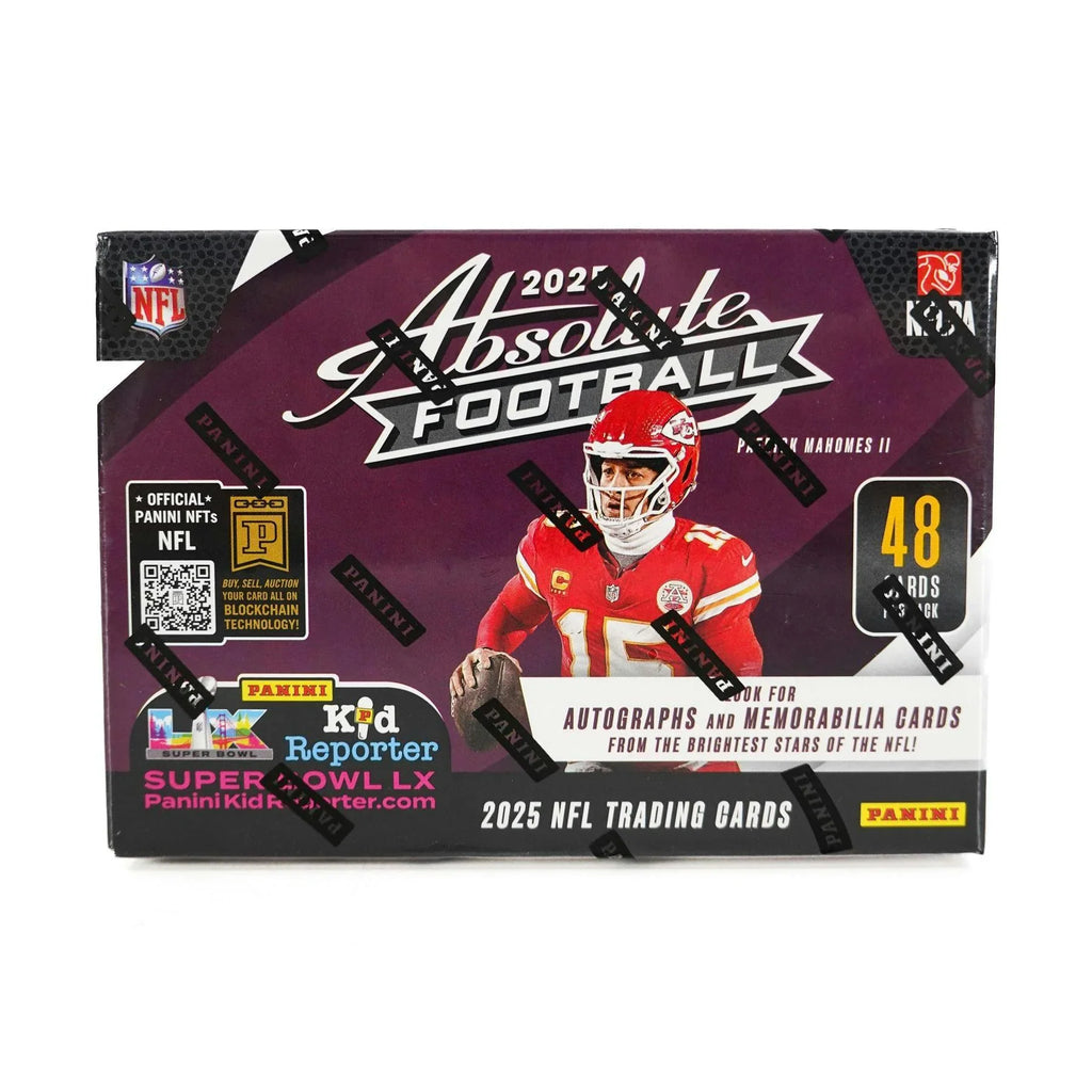 2025 Panini Absolute Football Blaster Box Green Parallels Purple Box (Ships Sealed Only)