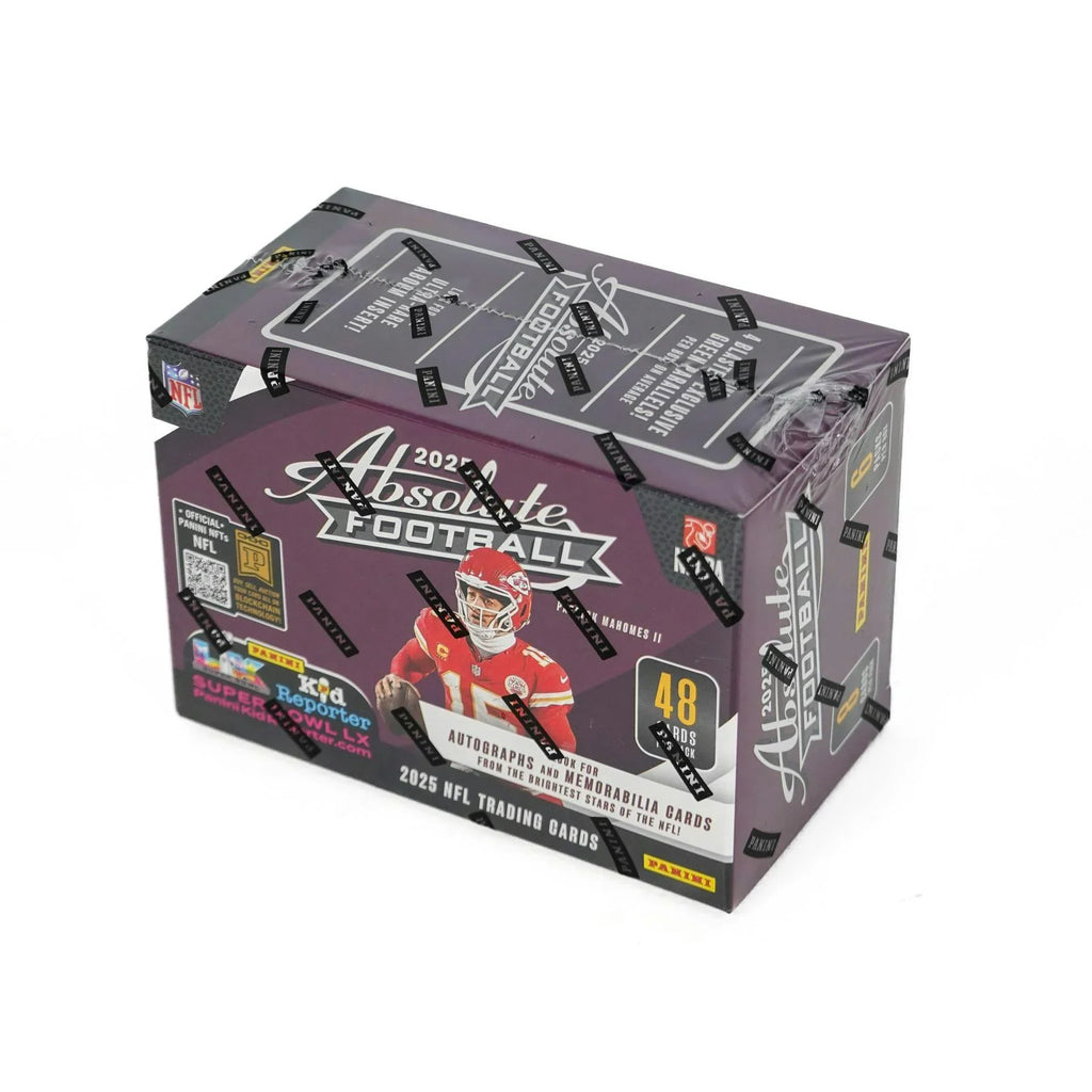 2025 Panini Absolute Football Blaster Box Green Parallels Purple Box (Ships Sealed Only)