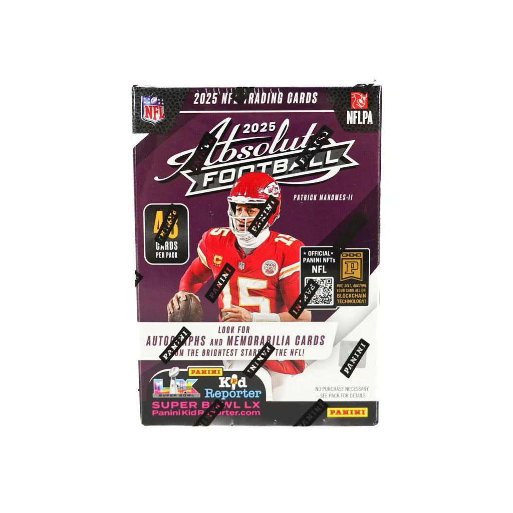2025 Panini Absolute Football Blaster Box Green Parallels Purple Box (Ships Sealed Only)