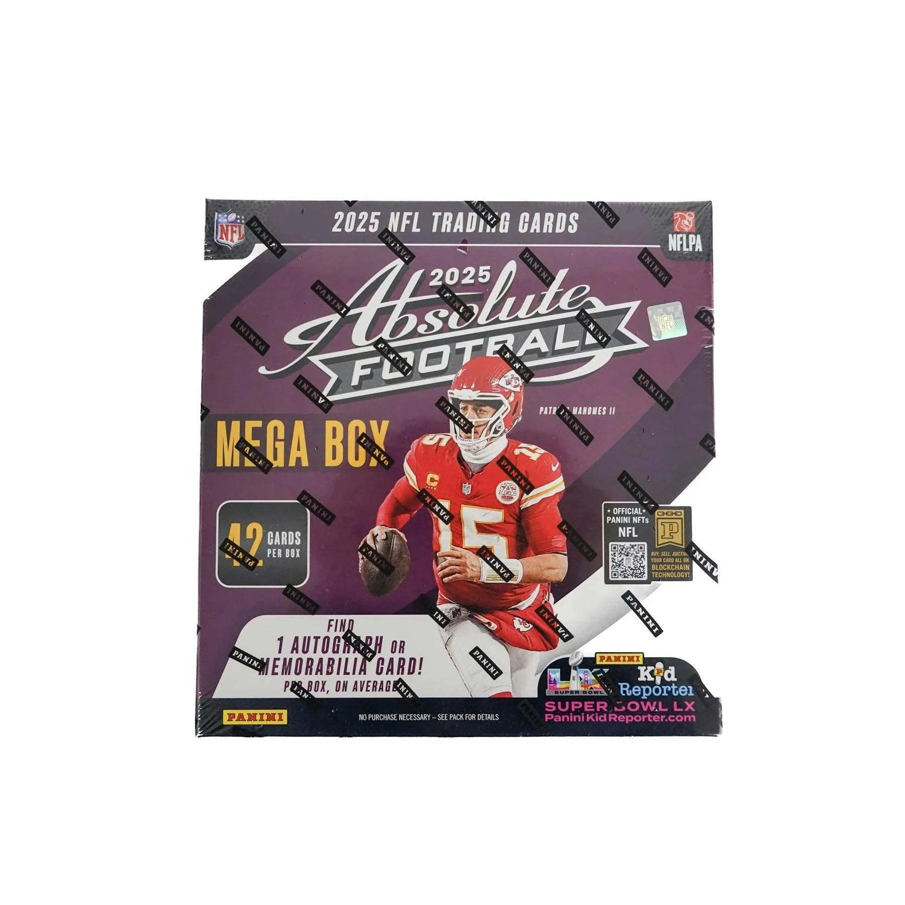 2025 Panini Absolute Football Mega Box Black Parallels (Ships Sealed Only)