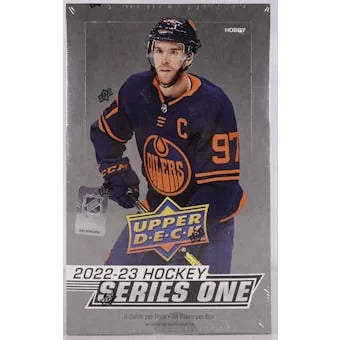 2022 23 Upper Deck Series 1 Hockey Hobby Box (Ships Sealed Only)