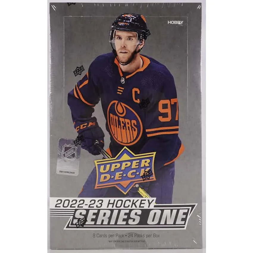 2022 23 Upper Deck Series 1 Hockey Hobby Box (Ships Sealed Only)