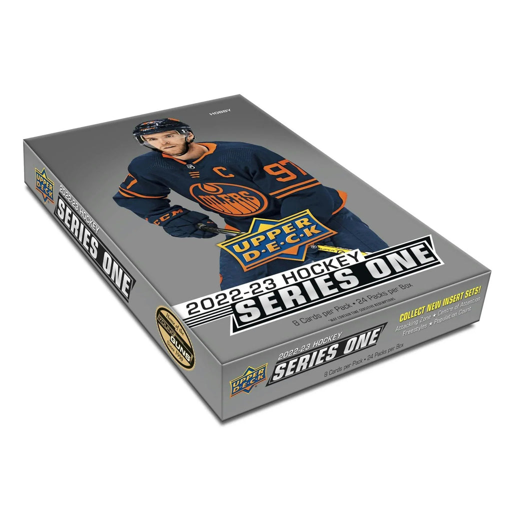2022 23 Upper Deck Series 1 Hockey Hobby Box (Ships Sealed Only)