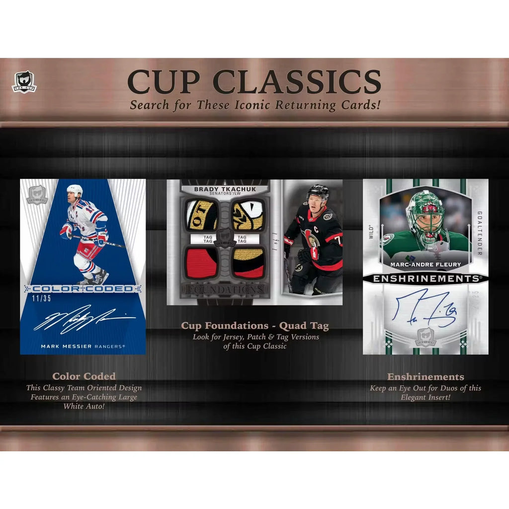 2024 25 Upper Deck The Cup Hockey Hobby 6 Box Case (Ships Sealed Only)