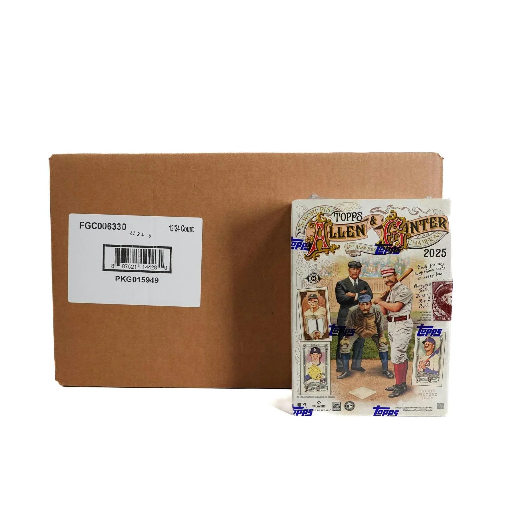 2025 Topps Allen Ginter Baseball Hobby 12 Box Case (Ships Sealed Only) - D2