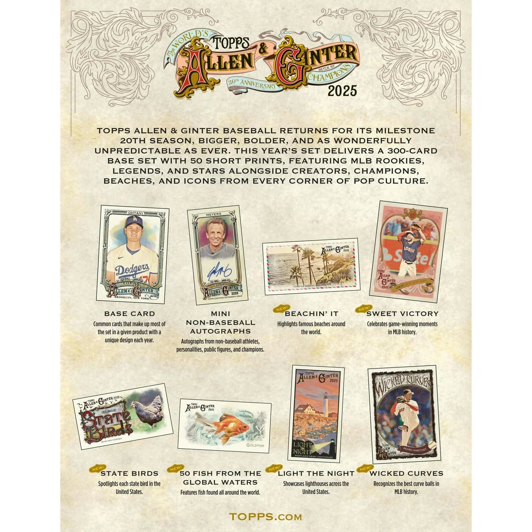 2025 Topps Allen Ginter Baseball Hobby 12 Box Case (Ships Sealed Only) - D2