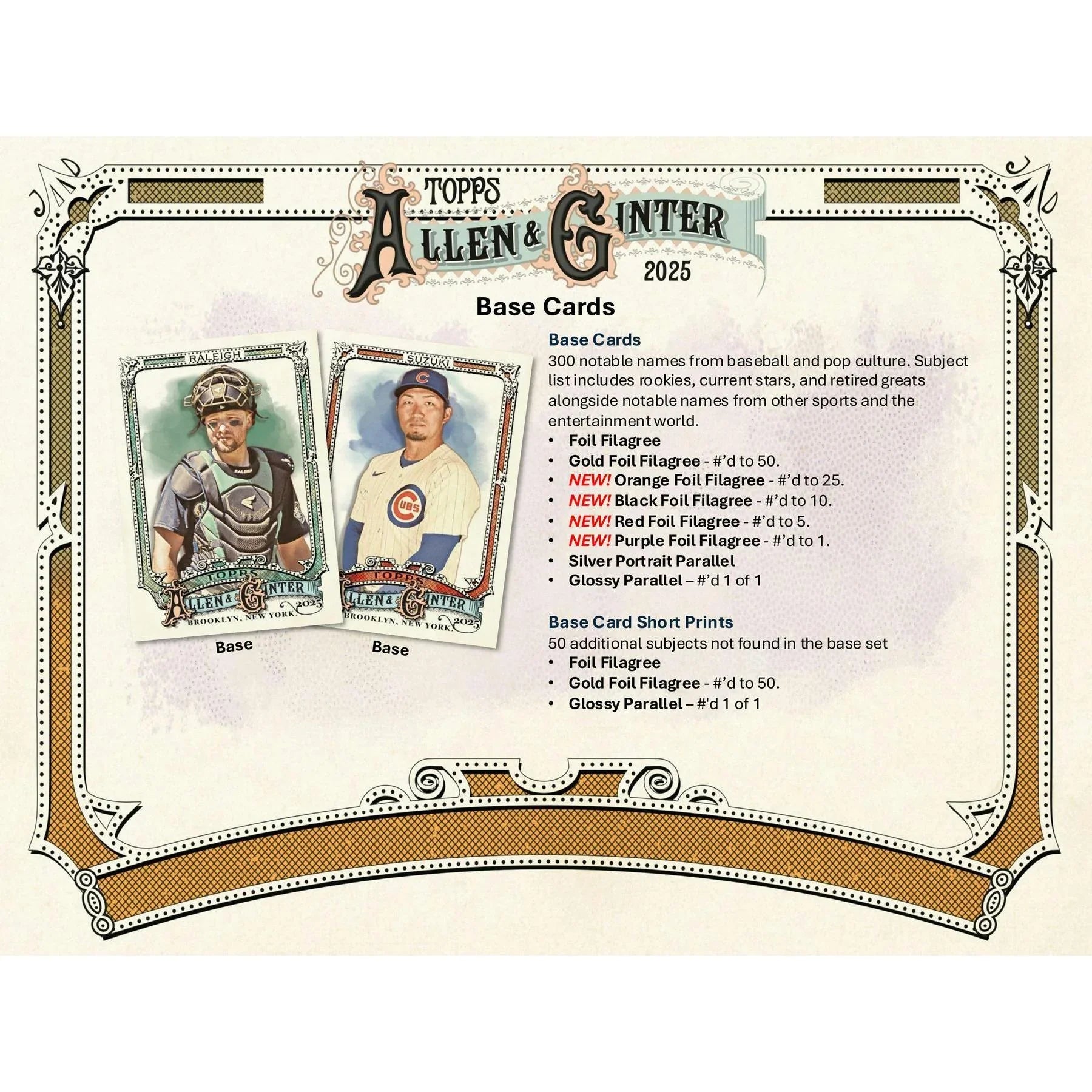 2025 Topps Allen Ginter Baseball Hobby 12 Box Case (Ships Sealed Only) - D2