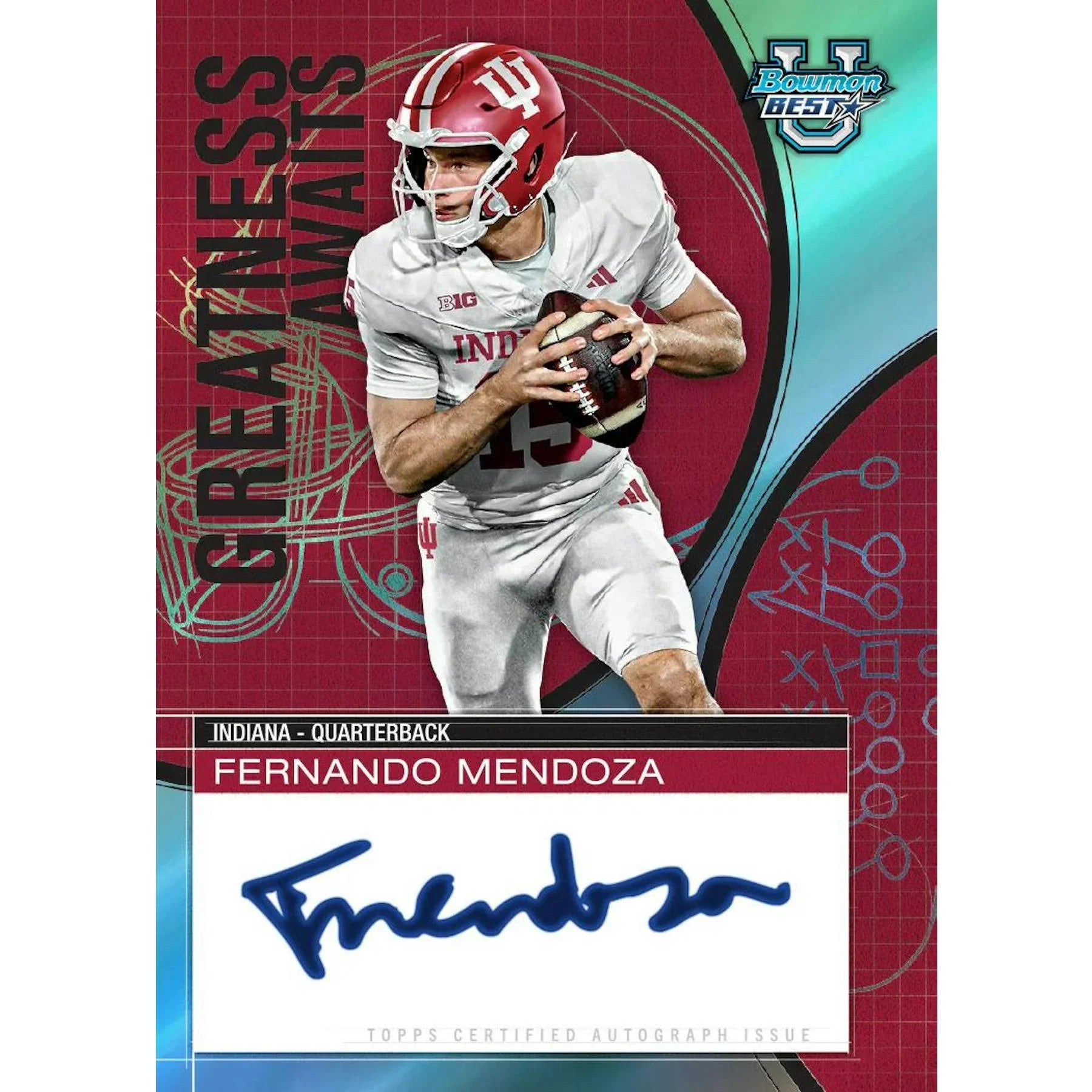 2025 Bowman University Best Football Hobby 12 Box Case (Ships Sealed Only)