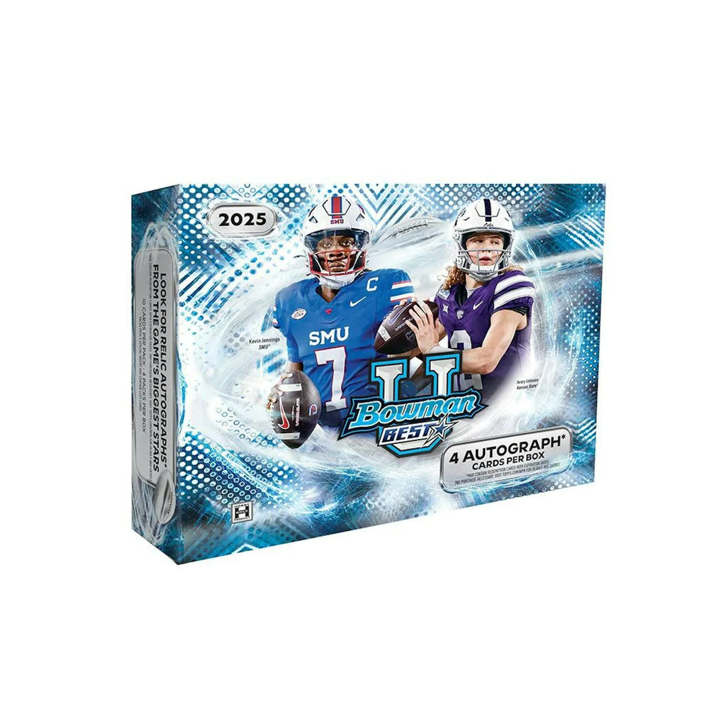 2025 Bowman University Best Football Hobby 12 Box Case (Ships Sealed Only)