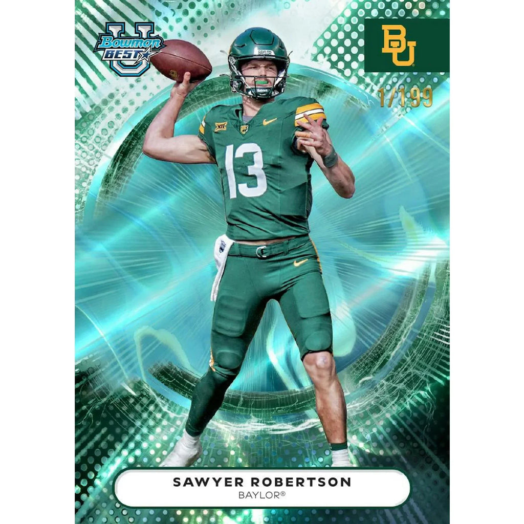 2025 Bowman University Best Football Hobby 12 Box Case (Ships Sealed Only)
