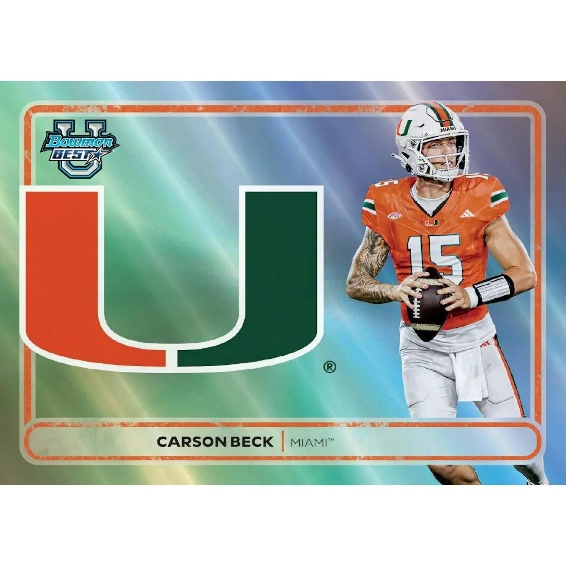 2025 Bowman University Best Football Hobby 12 Box Case (Ships Sealed Only)