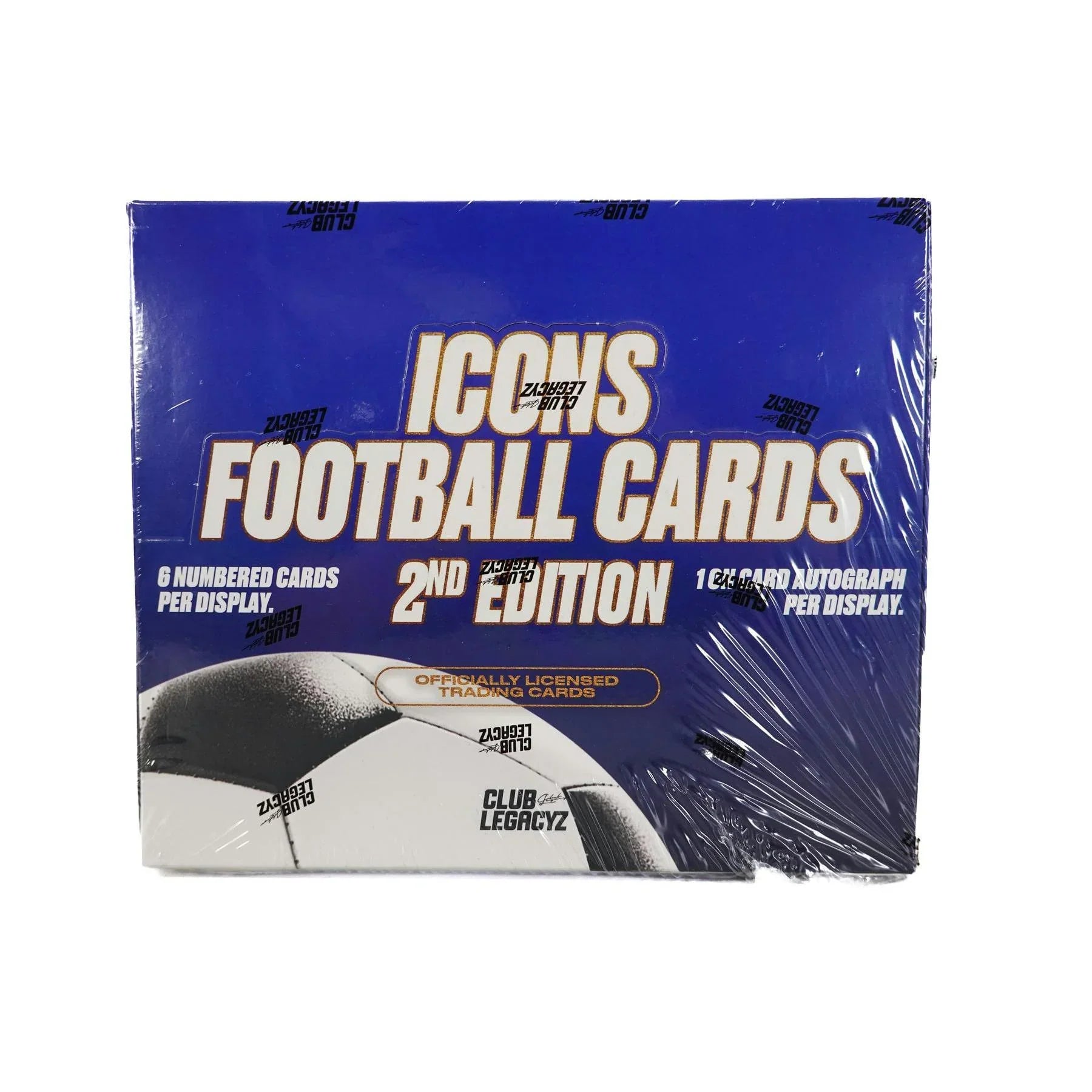 2025 Club Legacyz Icons Soccer Second Edition Hobby Box (Ships Sealed Only)