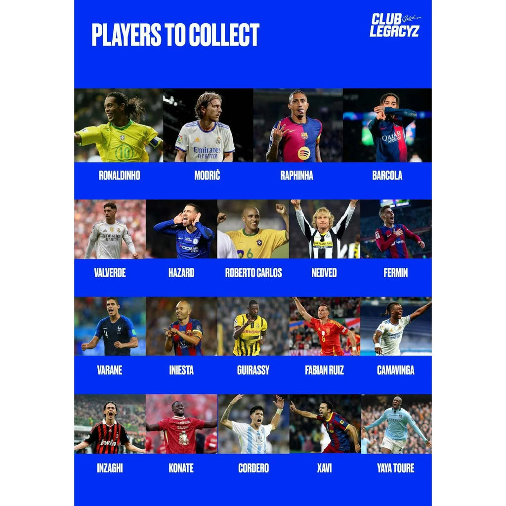 2025 Club Legacyz Icons Soccer Second Edition Hobby Box (Ships Sealed Only)